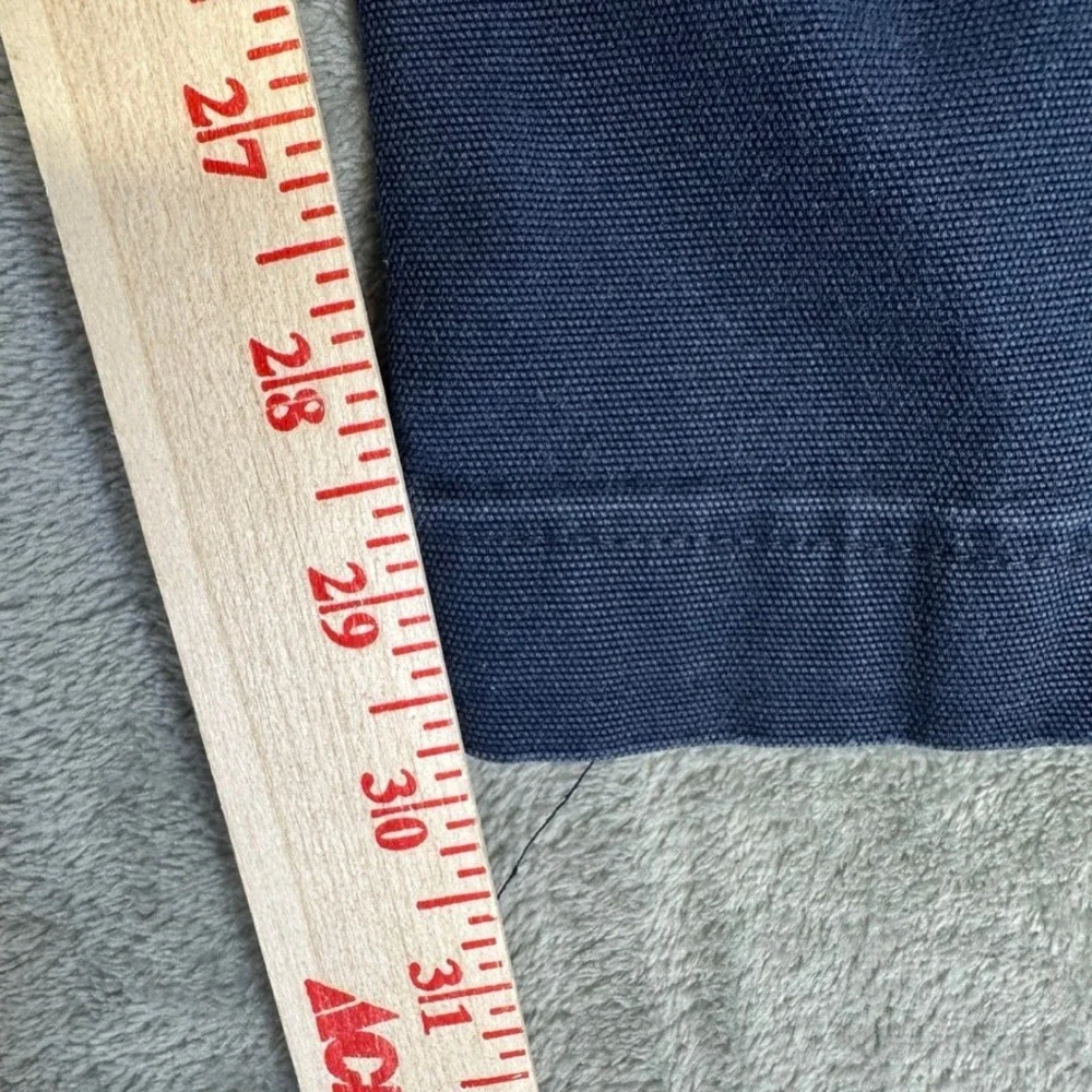 Carhartt Relaxed Fit Canvas Work Pants Navy Blue 30x30 Mens Utility Trousers